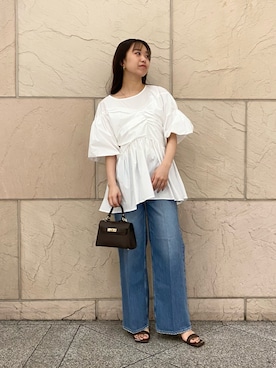 「URBAN RESEARCH ROSSO WOMEN（アーバンリサーチ　ロッソ）のアイテム」を使った、matsudaさん（レディース・162cm）の春コーディネート