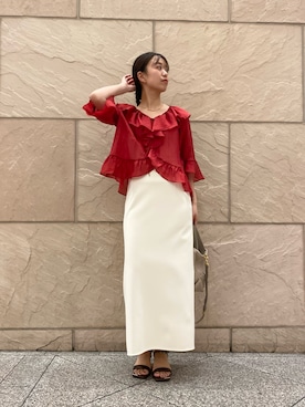 「URBAN RESEARCH ROSSO WOMEN（アーバンリサーチ　ロッソ）のアイテム」を使った、matsudaさん（レディース・162cm）の春コーディネート