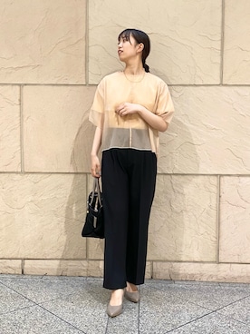 「URBAN RESEARCH ROSSO」｜「アイテム（アクセサリー）」を使った、matsuさん（レディース・162cm）の夏コーディネート
