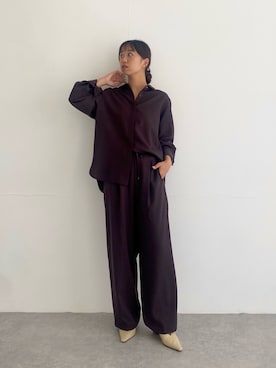「アイテム（その他シューズ）」を使った、matsudaさん（レディース・162cm）の秋コーディネート