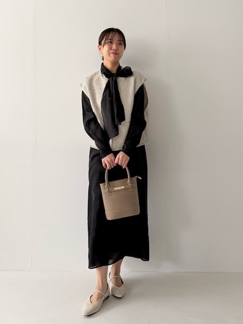 セール】シルク混シアーオーガンジーワンピース（ワンピース）｜URBAN