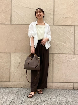 「URBAN RESEARCH ROSSO WOMEN（アーバンリサーチ　ロッソ）のアイテム」を使った、matsudaさん（レディース・162cm）の春コーディネート