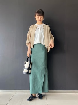 「URBAN RESEARCH ROSSO」｜「アイテム（ブルゾン）」を使った、matsuさん（レディース・162cm）の春コーディネート