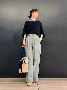 「URBAN RESEARCH ROSSO」｜「アイテム（財布/小物）」を使った、matsuさん（レディース・162cm）の春コーディネート