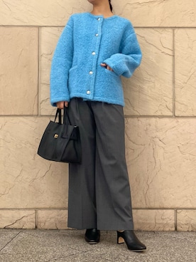「アイテム（その他アウター）」を使った、matsudaさん（レディース・162cm）の秋コーディネート