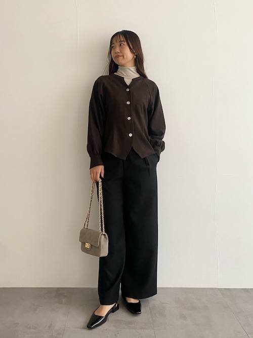 セール】コットンカシミヤハイネックカットソー（Tシャツ/カットソー