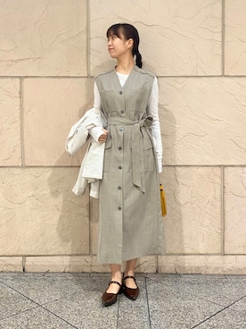 「URBAN RESEARCH ROSSO WOMEN（アーバンリサーチ　ロッソ）のアイテム（ブルゾン）」を使った、matsuさん（レディース・162cm）の冬コーディネート