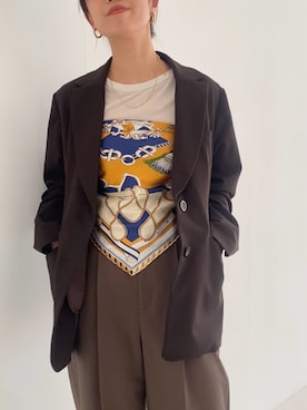 「URBAN RESEARCH ROSSO WOMEN（アーバンリサーチ　ロッソ）のアイテム（パンツ）」を使った、matsudaさん（レディース・162cm）の春コーディネート