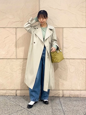 「オンオフ兼用」｜「アイテム（バッグ）」を使った、matsudaさん（レディース・162cm）の冬コーディネート