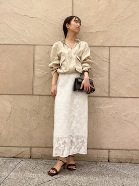 「URBAN RESEARCH ROSSO WOMEN（アーバンリサーチ　ロッソ）のアイテム」を使った、matsudaさん（レディース・162cm）の春コーディネート