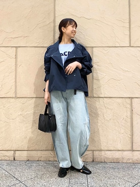 「20代後半」｜「アイテム（ブルゾン）」を使った、matsuさん（レディース・162cm）の冬コーディネート