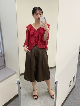 「URBAN RESEARCH ROSSO WOMEN（アーバンリサーチ　ロッソ）のアイテム」を使った、matsudaさん（レディース・162cm）の春コーディネート