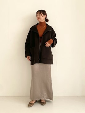 「アイテム（その他アウター）」を使った、matsudaさん（レディース・162cm）の夏コーディネート