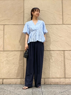 「20代後半」｜「アイテム（アクセサリー）」を使った、matsuさん（レディース・162cm）の夏コーディネート