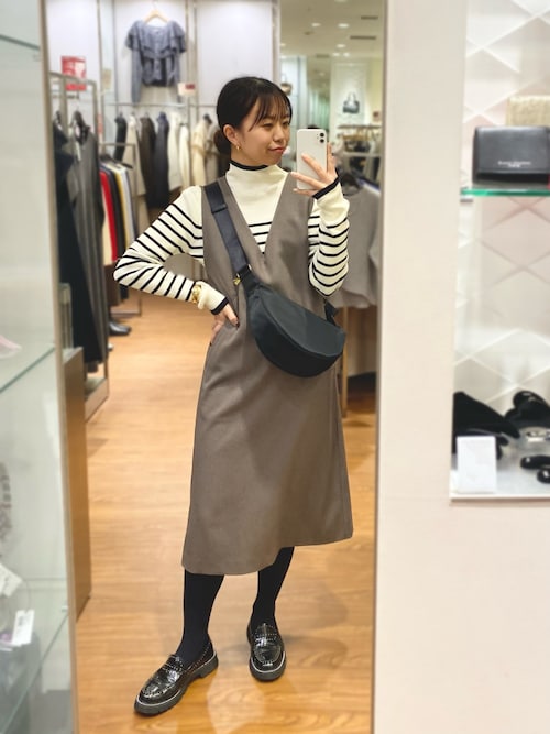 セール】『UR TECH』 ジャンパーワンピース（ジャンパースカート