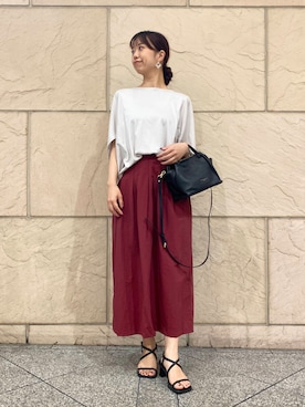 「20代後半」｜matsuさん（レディース・162cm）の夏コーディネート