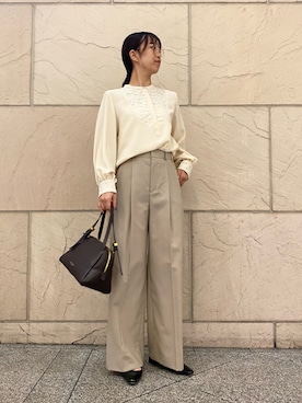 「URBAN RESEARCH ROSSO（アーバンリサーチロッソ）のMollini　エナメルフラットシューズ（その他シューズ）」を使った、matsudaさん（レディース・162cm）の秋コーディネート