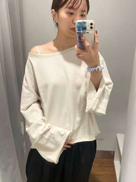 「アイテム（スウェット）」を使った、matsudaさん（レディース・162cm）の夏コーディネート