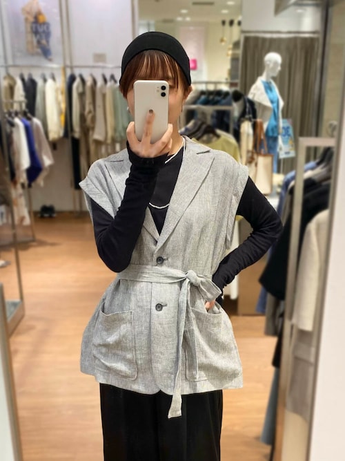 【新品タグ付】定価1.9万 リネンジレ URBAN RESEARCH ROSSO URBAN RESEARCH ROSSO WOMEN（アーバンリサーチ ロッソ）の