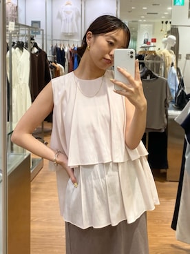 「URBAN RESEARCH ROSSO WOMEN（アーバンリサーチ　ロッソ）のアイテム」を使った、matsudaさん（レディース・162cm）の夏コーディネート