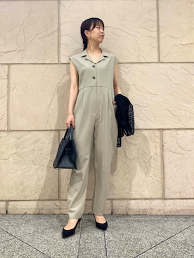 「アイテム（パンプス）」を使った、matsuさん（レディース・162cm）の夏コーディネート