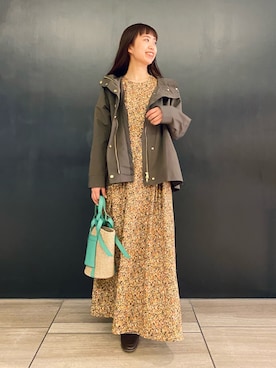 「URBAN RESEARCH ROSSO」｜「アイテム（ブルゾン）」を使った、matsuさん（レディース・162cm）の春コーディネート