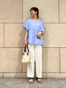 「20代後半」｜「アイテム（アクセサリー）」を使った、matsuさん（レディース・162cm）の夏コーディネート