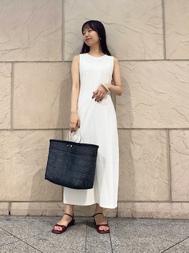 「20代後半」｜「アイテム（アクセサリー）」を使った、matsuさん（レディース・162cm）の夏コーディネート