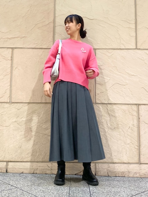 セール】エクストラファインシームデザインニット（ニット/セーター