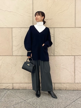 「アイテム（雑貨/ホビー）」を使った、matsudaさん（骨格ウェーブ・レディース・162cm）の冬コーディネート