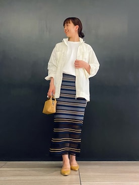「URBAN RESEARCH ROSSO」｜「アイテム（ブルゾン）」を使った、matsuさん（レディース・162cm）の春コーディネート