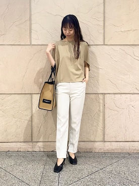「URBAN RESEARCH ROSSO」｜「アイテム（アクセサリー）」を使った、matsuさん（レディース・162cm）の春コーディネート