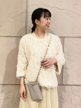 「アイテム（財布、ベージュ系）」を使った、matsudaさん（レディース・162cm）の秋コーディネート