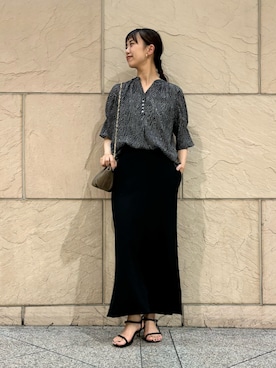 「URBAN RESEARCH ROSSO」｜「アイテム（アクセサリー）」を使った、matsuさん（レディース・162cm）の夏コーディネート