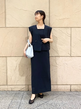 「URBAN RESEARCH ROSSO」｜「アイテム（アクセサリー）」を使った、matsuさん（レディース・162cm）の春コーディネート