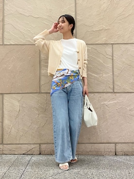 「URBAN RESEARCH ROSSO WOMEN（アーバンリサーチ　ロッソ）のアイテム（パンツ）」を使った、matsudaさん（レディース・162cm）の春コーディネート