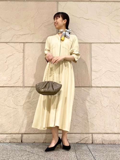 セール】ポケットデザインVネックワンピース（ワンピース）｜URBAN