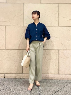 「URBAN RESEARCH ROSSO WOMEN（アーバンリサーチ　ロッソ）のアイテム（サンダル）」を使った、matsuさん（レディース・162cm）の春コーディネート