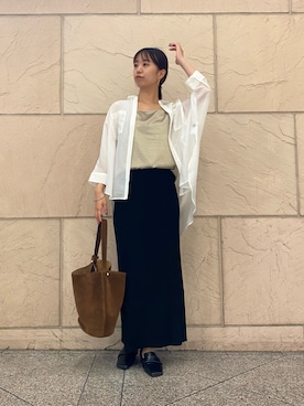 「アイテム（その他トップス）」を使った、matsudaさん（レディース・162cm）の夏コーディネート