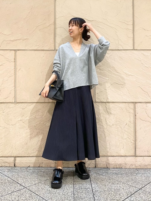 スカート ストライプロングフレアスカート : ZOZOTOWN Yahoo!店