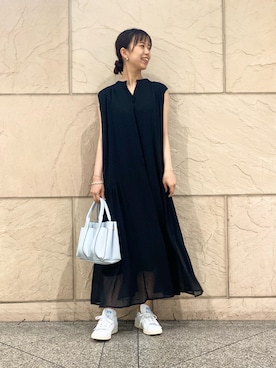 「URBAN RESEARCH ROSSO」｜「アイテム（アクセサリー）」を使った、matsuさん（レディース・162cm）の夏コーディネート