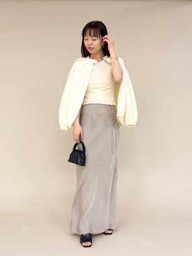 「20代後半」｜「アイテム（ブルゾン）」を使った、matsuさん（レディース・162cm）の冬コーディネート