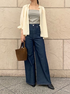 「URBAN RESEARCH ROSSO WOMEN（アーバンリサーチ　ロッソ）のFavorible　Horseshoe necklace（ネックレス）」を使った、matsudaさん（レディース・162cm）の秋コーディネート