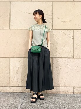 「SHAKA（シャカ）のアイテム（サンダル）」を使った、matsudaさん（レディース・162cm）の夏コーディネート