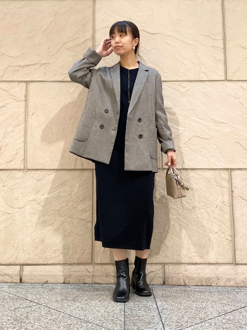 セール】カシミヤ混2WAYニットワンピース（ワンピース）｜URBAN