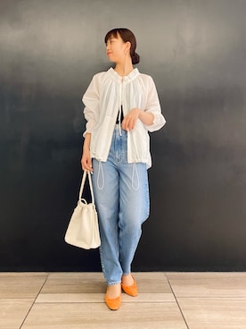 「Marilyn Moon（マリリンムーン）のアイテム」を使った、matsuさん（レディース・162cm）の春コーディネート