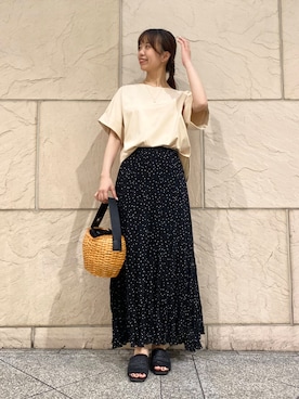 「20代後半」｜「アイテム（アクセサリー）」を使った、matsuさん（レディース・162cm）の夏コーディネート