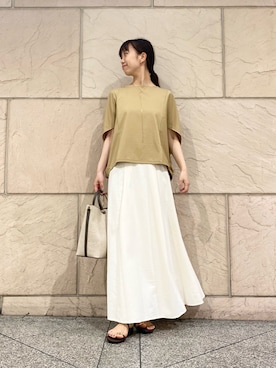 「URBAN RESEARCH ROSSO」｜「アイテム（アクセサリー）」を使った、matsuさん（レディース・162cm）の夏コーディネート