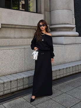 「アイテム（セットアップ）」を使った、esutoreja    公式さん（レディース・155cm）の秋コーディネート