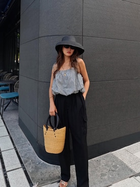 「アイテム（キャミソール、その他）」を使った、esutoreja    公式さん（レディース・155cm）の夏コーディネート